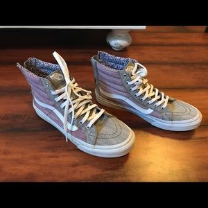 High top Gray Vans